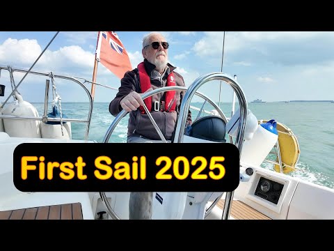 The feather stream propeller proves itself. A joyous first sail