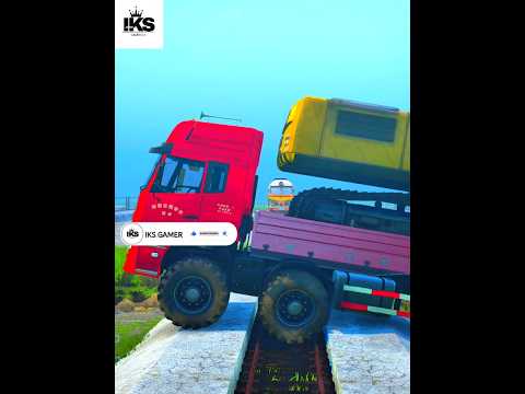 Mudrunner Pc Game Truck Vs SpeedBump #mudrunner #pcgames #shorts #simulation
