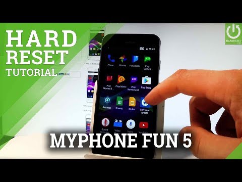 myPhone Fun 5 MASTER RESET / Restore / Hard Reset / Format