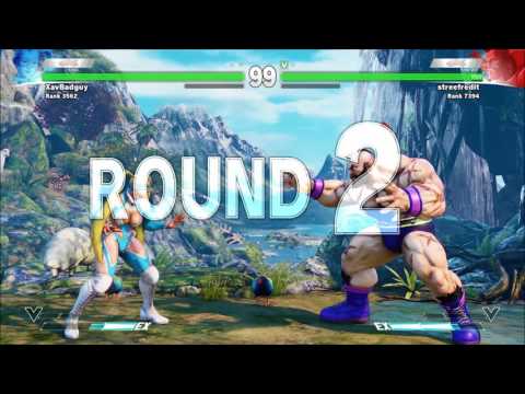 Street Fighter V (Beta 3) Zangief vs R. Mika (XavBadguy) *1080p 60FPS*