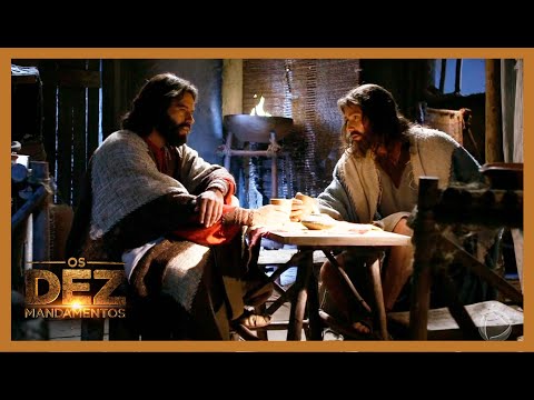 Moisés conta a Arão e Oseias como foi o reencontro com Ramsés | OS DEZ MANDAMENTOS