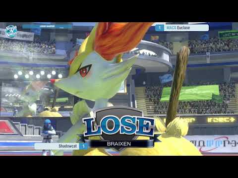 Smash N Splash 5 Pokken - Shadowcat (Braixen) Vs. Euclase (Aegislash) Losers Quarters