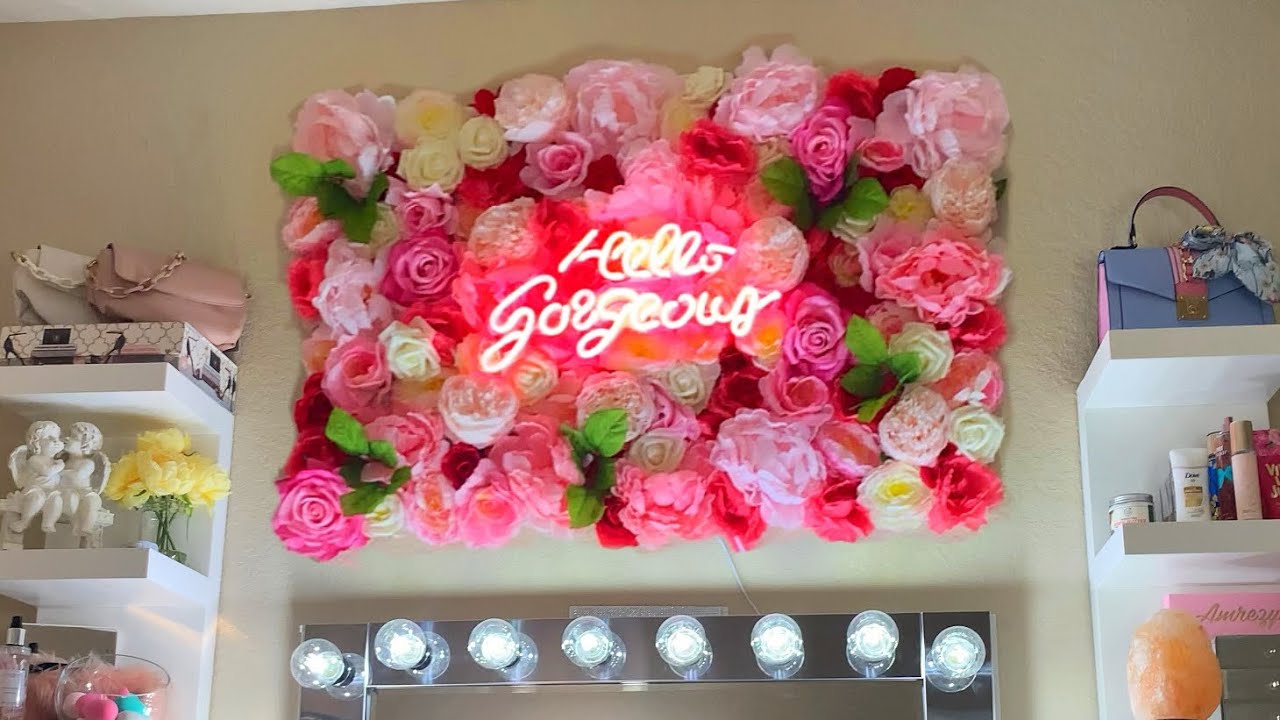 Neon Flower Sign DIY | Super EASY