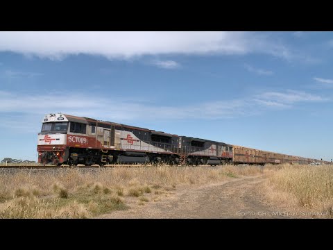 1PM9 SCT Freight Train - PoathTV Australian Railways