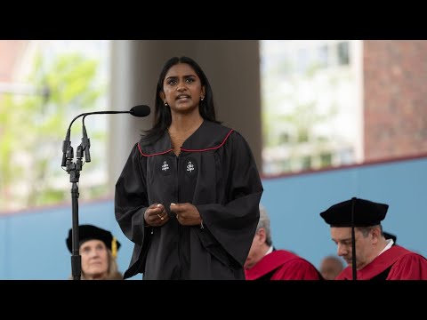 In Harvard graduation speech, Indian American student Shruthi Kumar stands with Gaza | Maktoob