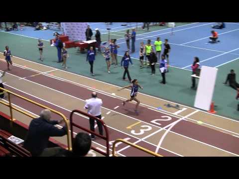 Mérédith Boyer 4x200m Championnat provincial en salle 2015 Québec