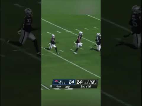 Crazy Ending against Raiders Vs patriots | #football #raiders #shorts #viral #newenglandpatriots ￼￼
