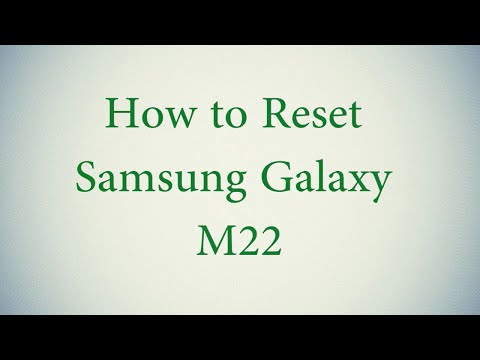 How to Hard Reset Samsung Galaxy M22 — Pattern Unlock