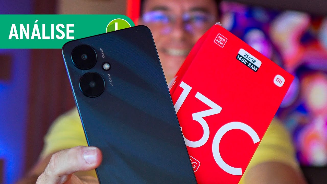 Miniatura da avaliação em vídeo de Smartphone Xiaomi Redmi 13C 256 GB Midnight Black 8GB RAM