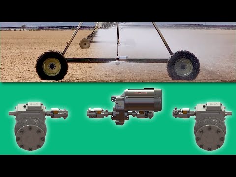 What is a Irrigation Center Pivot Powertrain? UMC Gearbox, Power Saver motors and coupler solutions.