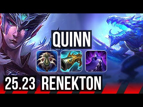 QUINN vs RENEKTON (TOP) | 11/1/14 | EUW Master | 25.23