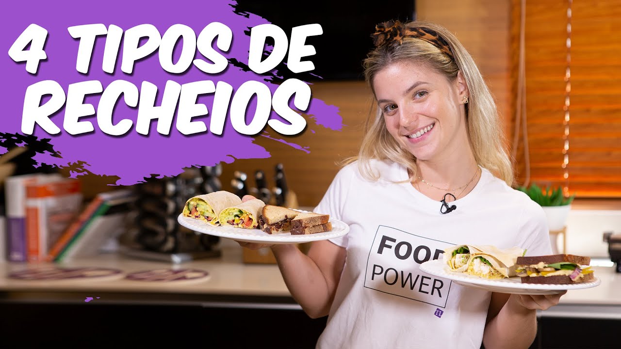 4 RECHEIOS SAUDÁVEIS E DIFERENTES PARA SANDUÍCHES, PANQUECAS, TAPIOCA...