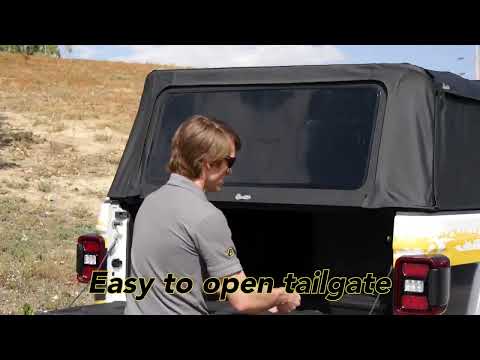 Supertop for Truck 2 Rear Rail Removal