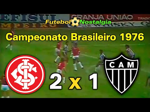 Internacional-RS 2 x 1 Atlético-MG - 05-12-1976 ( Campeonato Brasileiro - Semifinal )