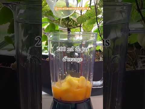 Recette Smoothie tropical mangue ananas