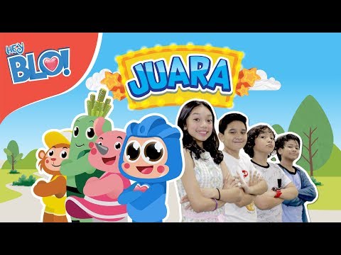 JUARA (Lyric Video) - OST. Film Naura & Genk Juara | HEY BLO!