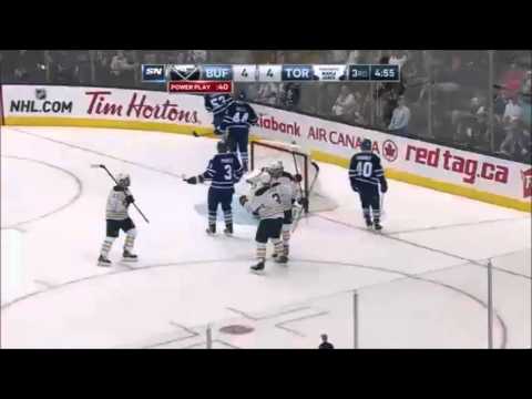 Marcus Foligno 2nd Goal vs Toronto Maple Leafs 9/25/15 Preseason