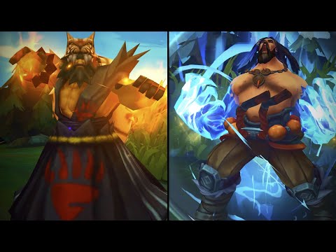 UDYR REWORK 2022 ALL SKINS OLD VS NEW COMPARISON - League of Legends