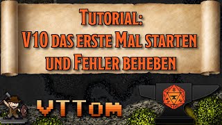 v10 das erste Mal starten und Fehler beheben