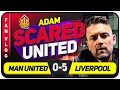 SOLSKJAER'S LOST THE PLAYERS! Manchester United 0-5 Liverpool | ADAM'S FAN VLOG