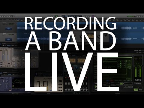 How to Record a Band Live (in the studio)