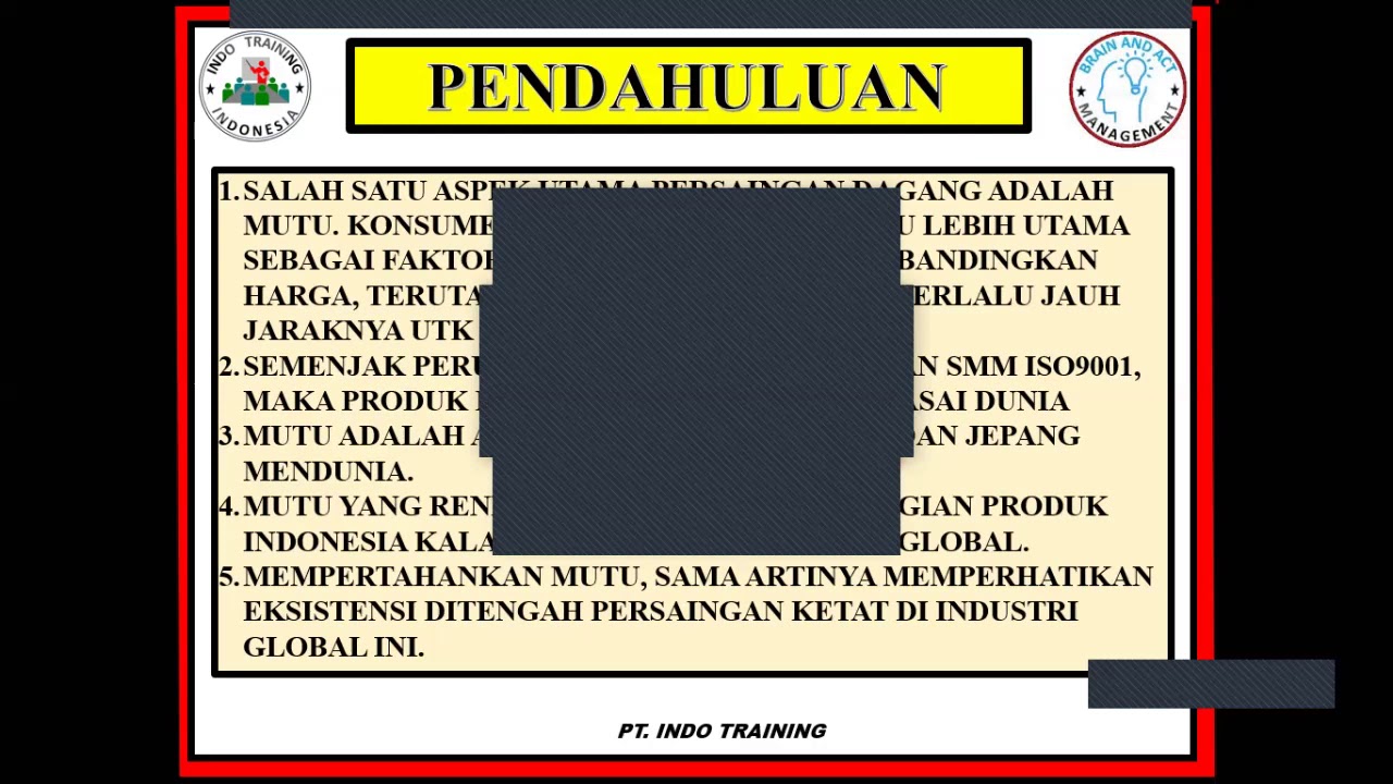 Sistem Manajemen Mutu ISO9001:2015