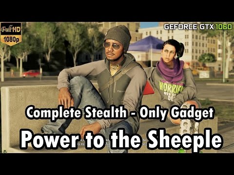Watch Dogs 2 - Power to the Sheeple Complete Stealth Walkthrough - Only Gadget