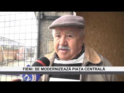 Fieni - se modernizeaza Piata Centrala - www.columnatv.ro