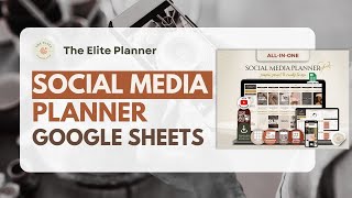 Social Media Planner Google Sheets Template | Plan & Schedule Your Content Like a Pro!
