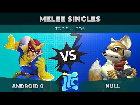 Android 0 vs Null - Melee Singles: Top 64 - Low Tide City | Null vs Fox