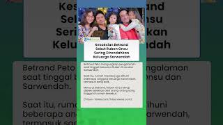 Kesaksian Betrand Peto saat Tinggal Bersama Sarwendah, Sebut Ruben Onsu Sering Direndahkan