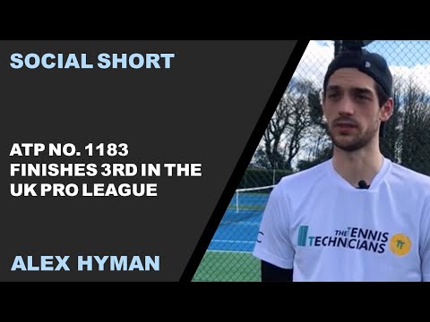 ATP No. 1183 Julian Cash achieves 3rd place in week 3 of the UK Pro League