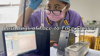 UST PHARMA: 🎒last day of face-to-face classes!💛🐯(school vlog) | audrey a.