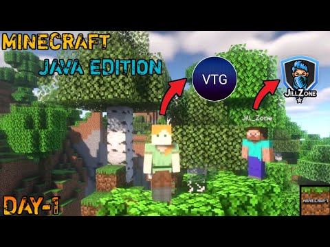 vasanth தமிழ் gaming - Minecraft Java edition gameplay in tamil with Jill Zone/Part-1 finding village/on vtg!