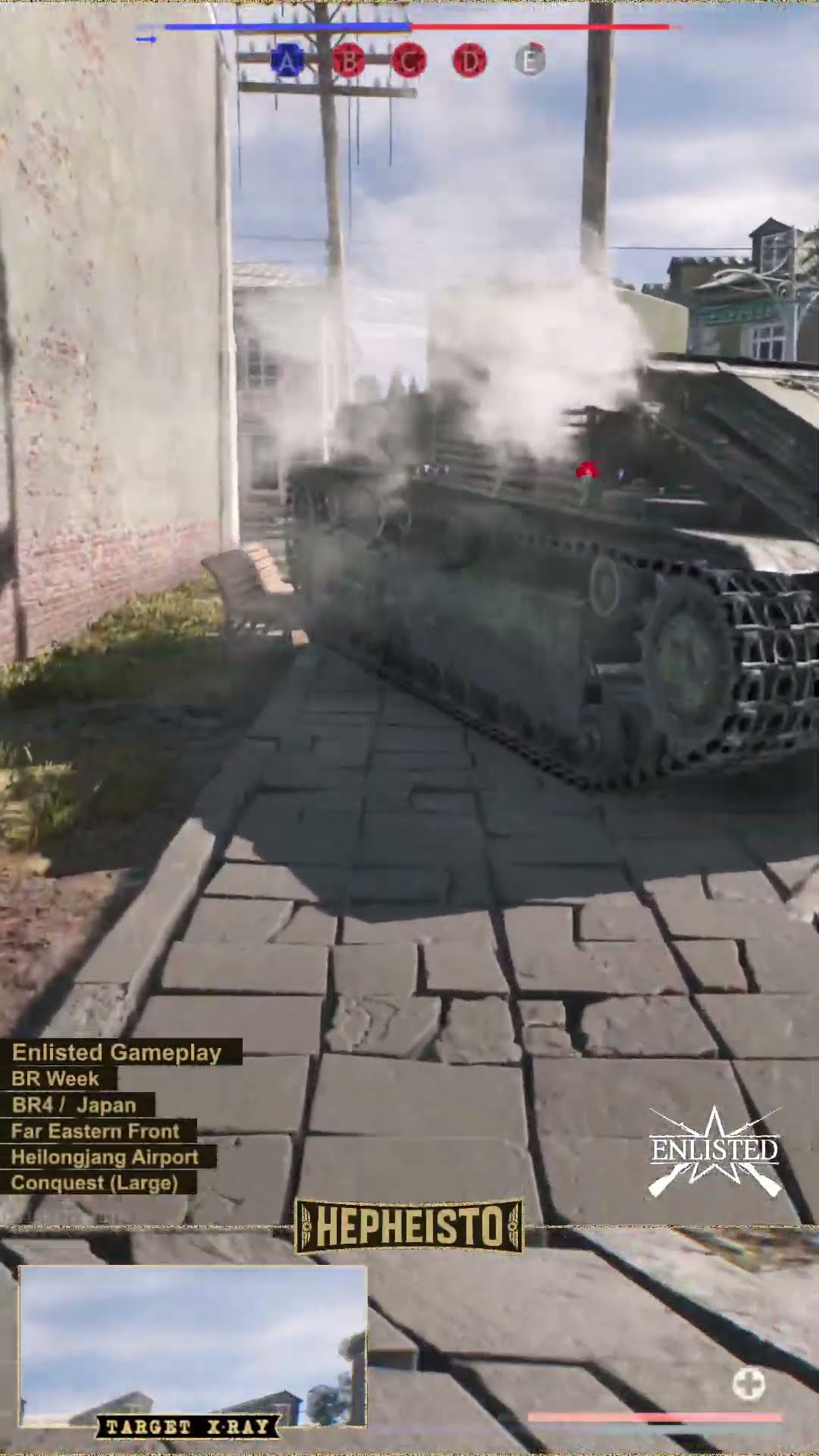 Driver eliminates Tank T-28E with TNT Charge