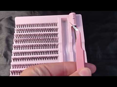 CARTELA DE CÍLIOS TUFINHOS MIX 30D+40D 10-14MM 200UN COM PINÇA PRIMER E SELANTE