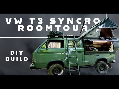 Roomtour VW T3 SYNCRO ALUKABINE DIY BUILD