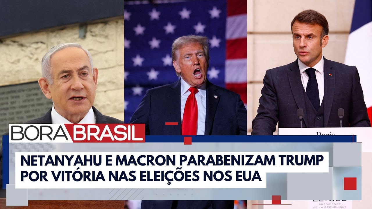 Líderes mundiais parabenizam Trump por vitória nas eleições nos EUA | Bora Brasil