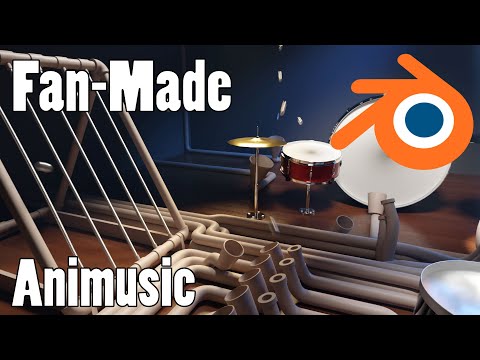 "Steel the Beats" (Fan-made Animusic) Blender 3D