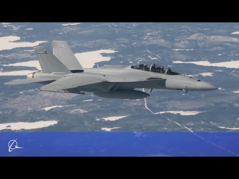 Boeing Super Hornet and Growler Compete in the Finnish HX Challenge