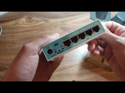 Wired rb750gr3 mikrotik ethernet router