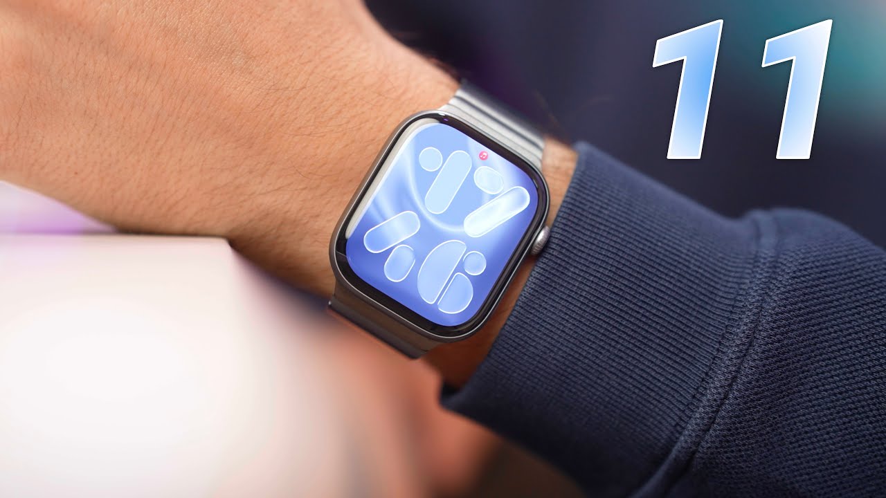 Apple Watch Série 11 42 mm Blanc Suivi Santé video thumbnail