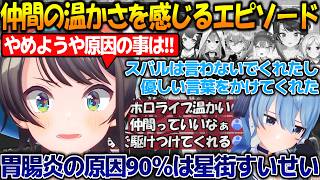 病気の原因は90%星街すいせい？仲間を思いやるホロメン達の温かエピソードが最高すぎた!!【#大空スバル #星街すいせい 】【#ホロライブ切り抜き 】