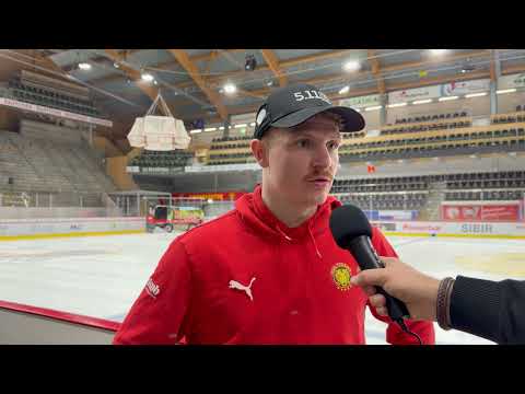 Interview with Joel Salzgeber after the 4-0 derby victory against EHC Biel-Bienne | SCL Tigers