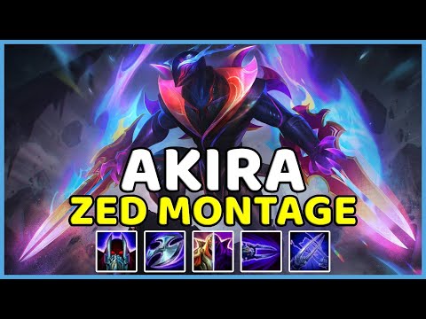 AKIRA - ZED MONTAGE "INSANE ZED" | Best Zed Plays