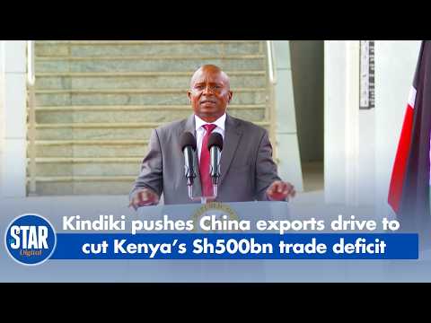 Kindiki pushes China exports drive to cut Kenya’s Sh500bn trade deficit