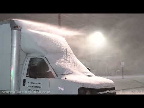 Bloomington - Normal, IL Winter Storm Icy Roads - 2/2/2022