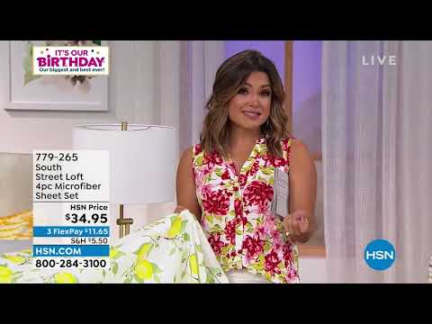 South Street Loft 4piece Microfiber Sheet Set