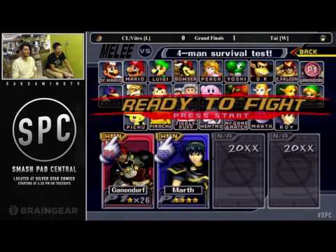 SPC16 Grand Finals - CL|Vitro (Ganondorf/Marth) vs Tai (Black Marth)