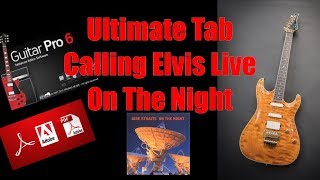 9) Tab - Calling Elvis - ON THE NIGHT - DIRE STRAITS
